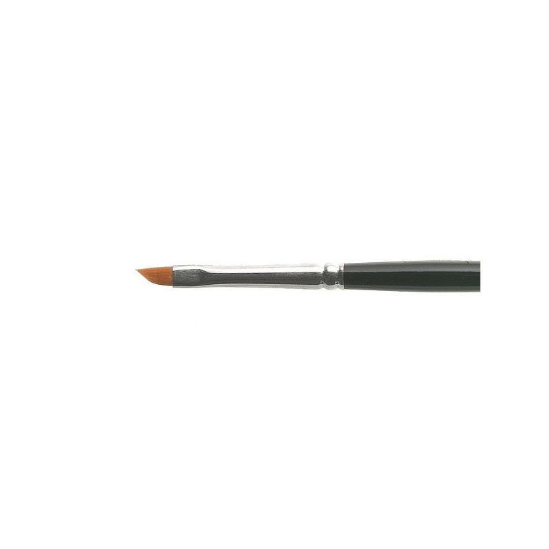 Štětec zkosený, vel. č. 4 syntetický - gel, zdobení, One Stroke Štětec zkosený, vel. č. 4 syntetický - gel, zdobení, One Stroke