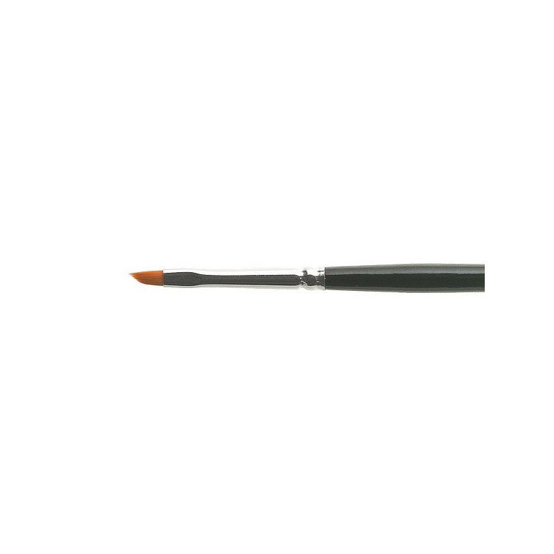 Štětec zkosený, vel. č. 2 syntetický - gel, zdobení, One Stroke Štětec zkosený, vel. č. 2 syntetický - gel, zdobení, One Stroke