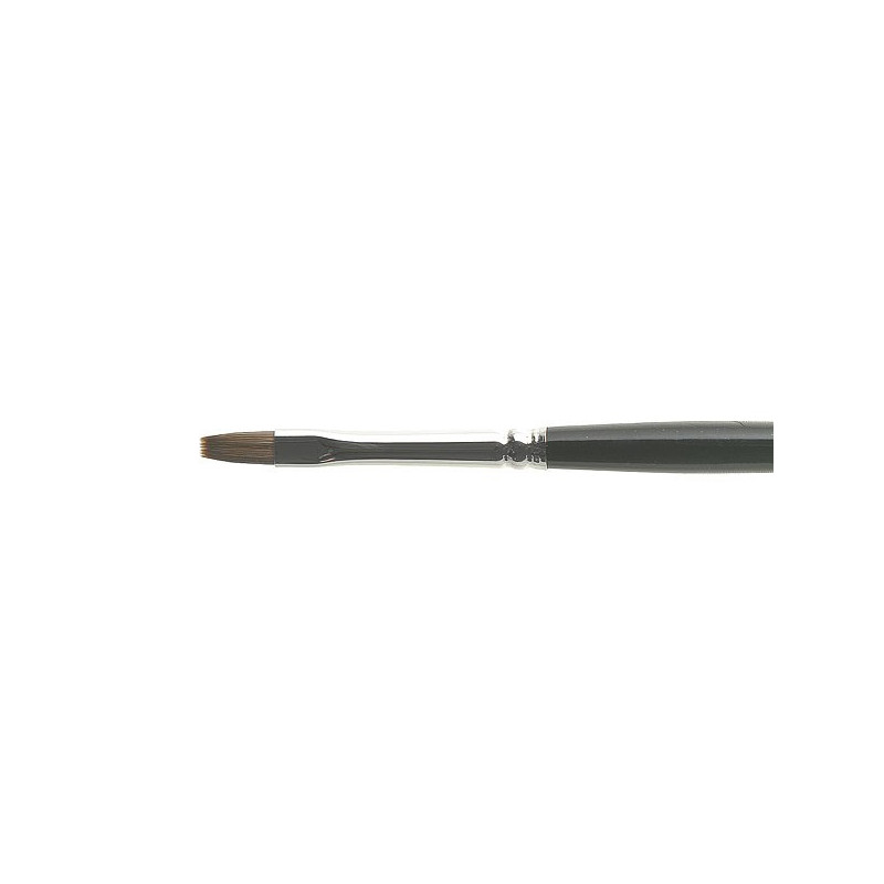 Štětec plochý, vel. č. 4 Kolinsky Rotmarder - gel, zdobení, One Stroke - dřevo Štětec plochý, vel. č. 4 Kolinsky Rotmarder - gel, zdobení, One Stroke - dřevo